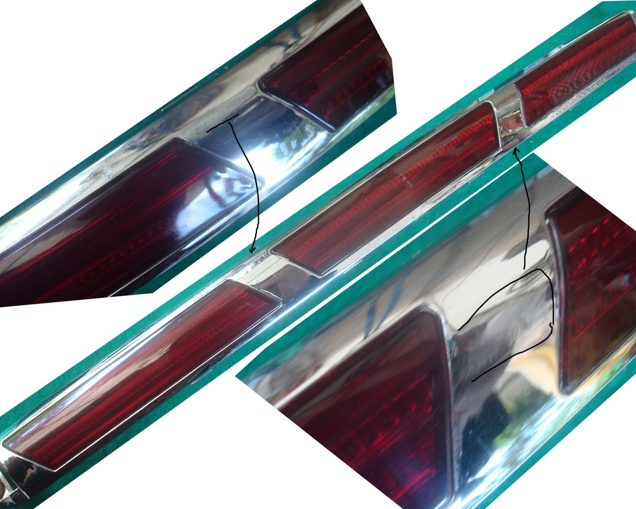Goldwing GL1800 01 to 10 Rear Kuryakyn replacement light cover