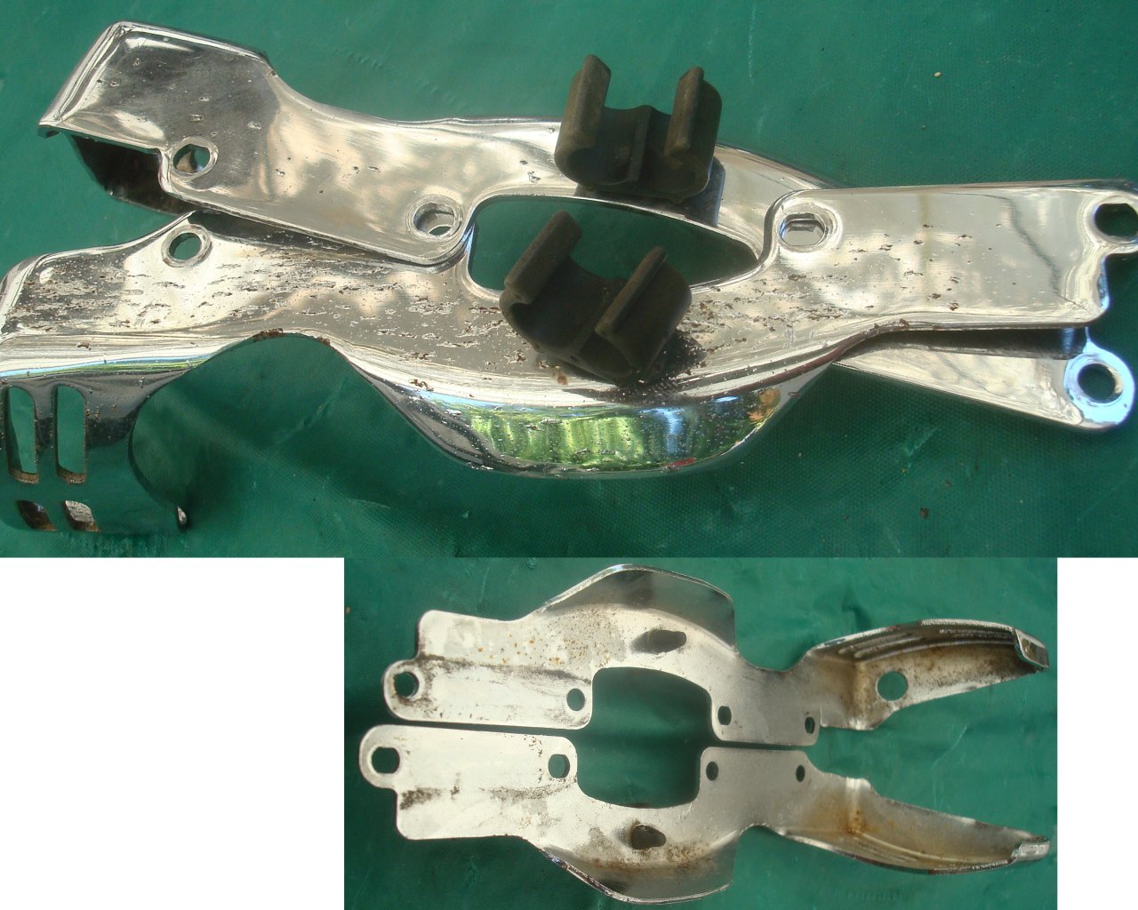 Goldwing GL1100 80 to 83 Carburetor stays 16169-463-004 and 16129-463-004