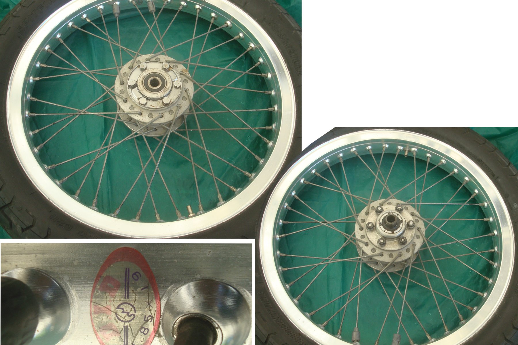 Goldwing GL1000 75 to 77 Front Wheel, original OEM EXCELLENT