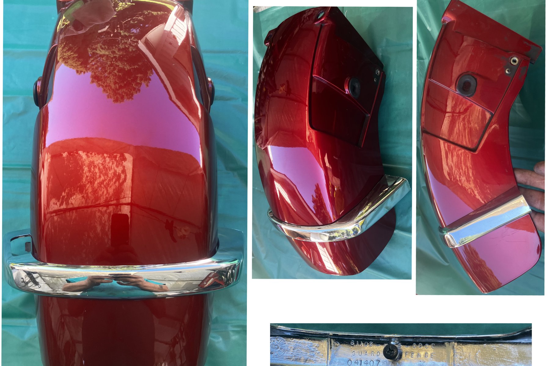 Goldwing GL1500 92 to 00 FENDER B, FR. R176C  SPECTRA RED 61106-MN5-000ZN
