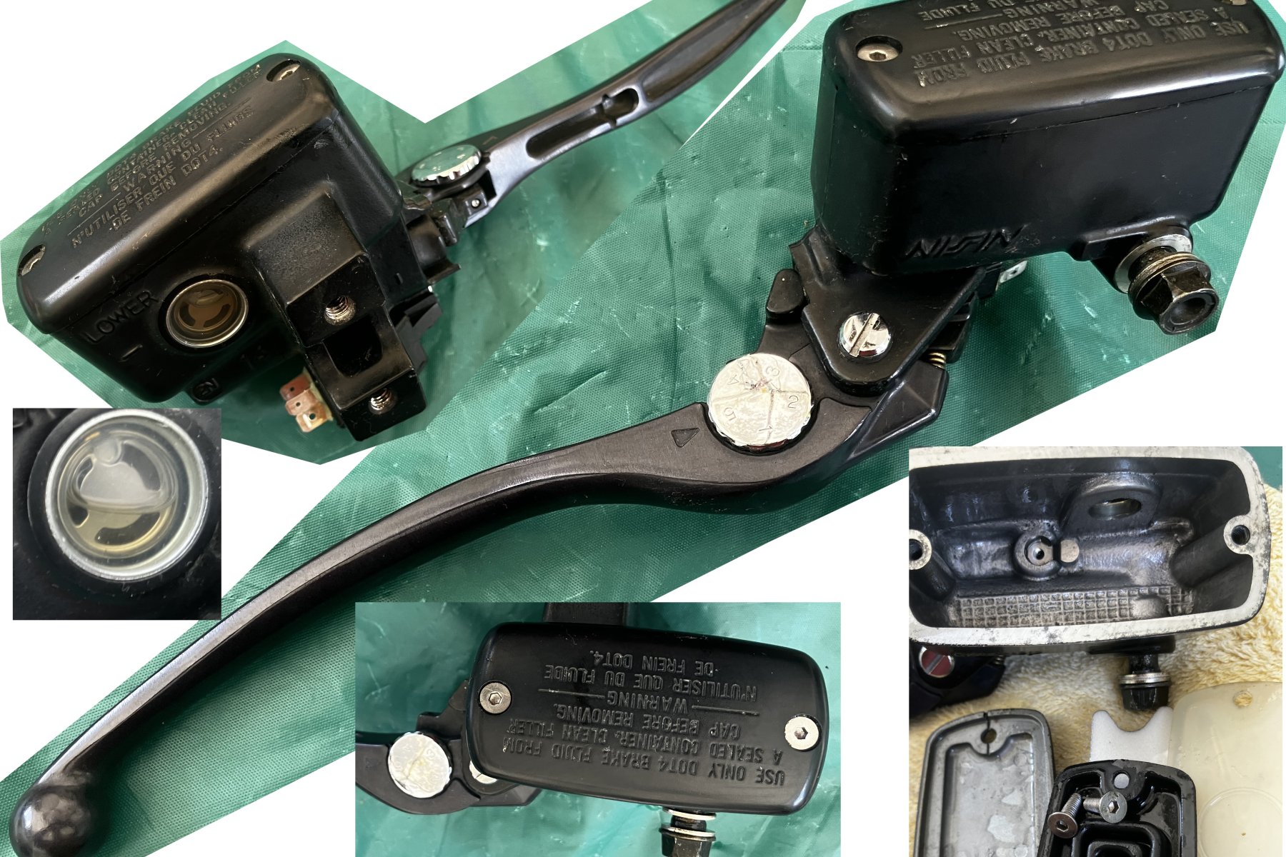 Goldwing GL1800 01 to 17 MASTER CYLINDER SUB-ASSY FR BRAKE 2 45510-MCA-S41