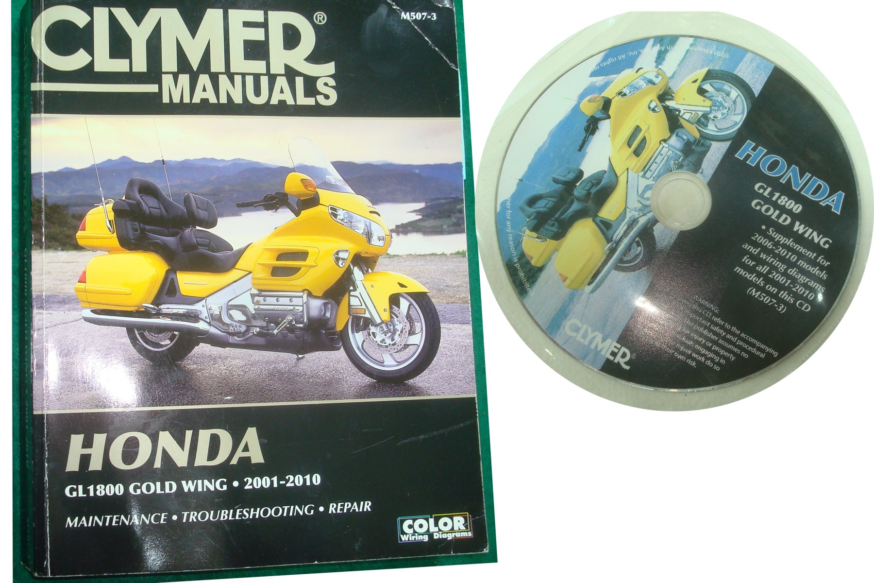 Goldwing GL1800 2001 to 2010 Service Manual Clymer 01-10 16700-MAF-000