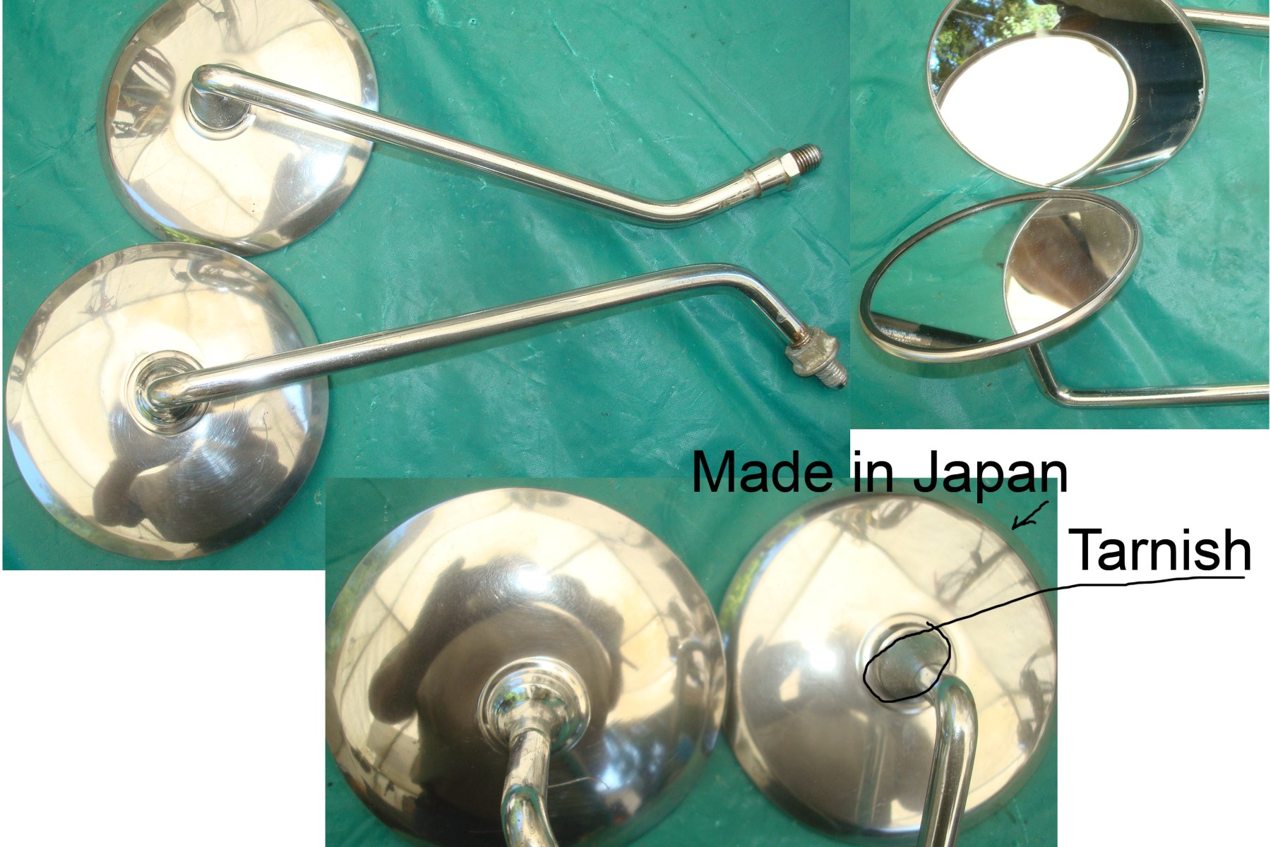 Goldwing GL1000 75 to 79 Mirrors Set