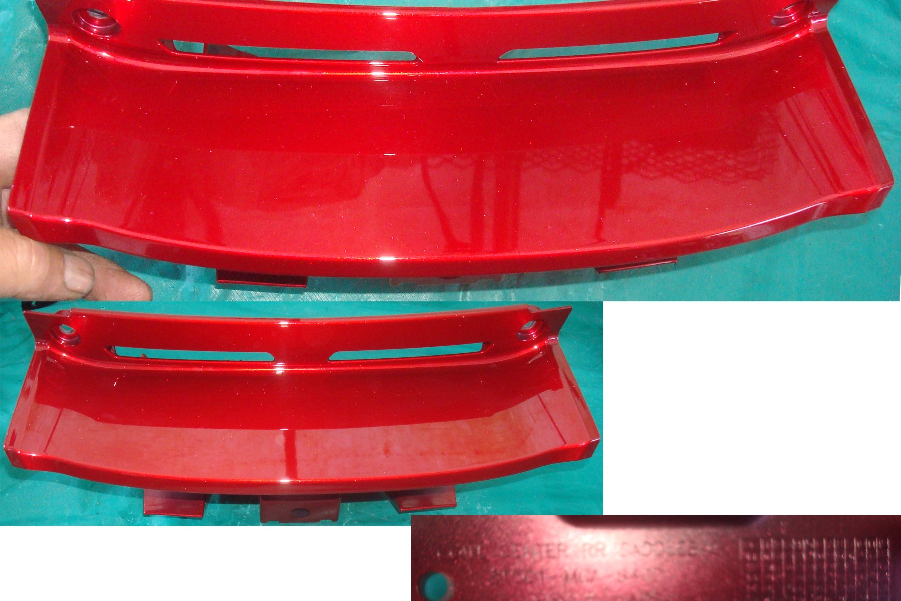 Goldwing GL1800 14-17 Cowl Center RR Saddlebag R342C Prom Red 81501-MCA-S40ZG