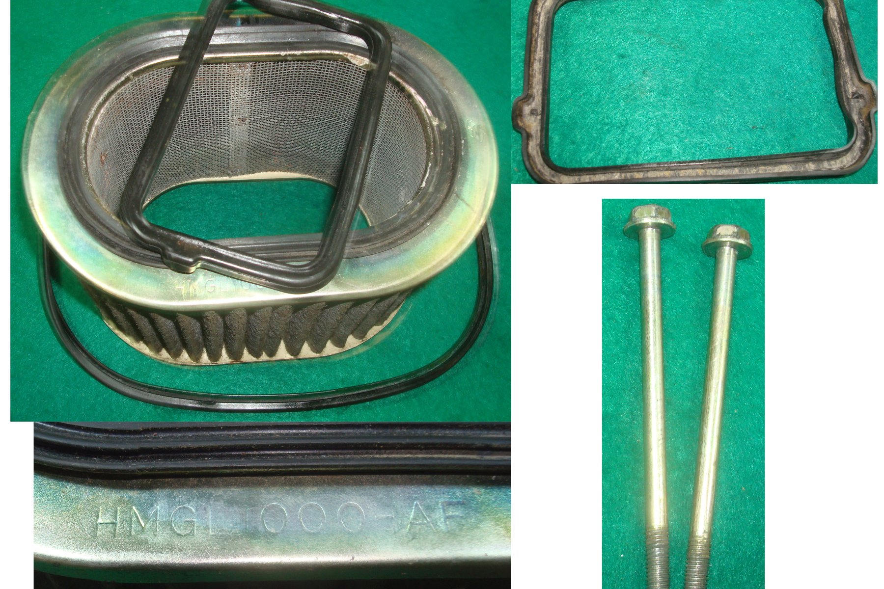 Goldwing GL1000 75 to 79 Air box kit gaskets seals filter 17221-371-000