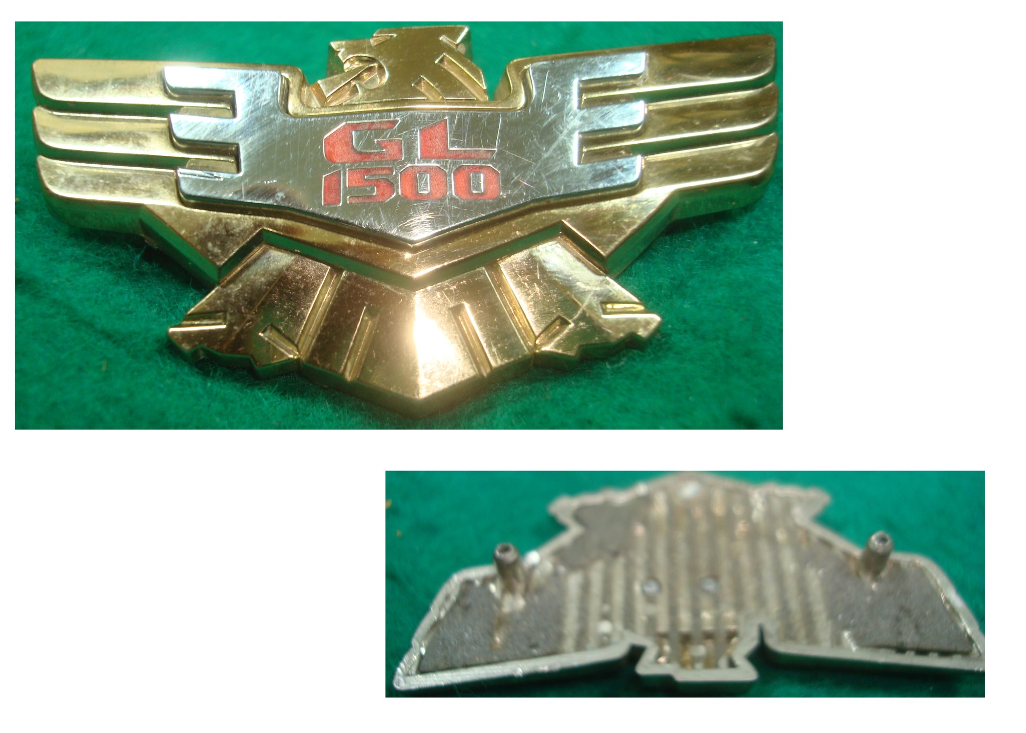 Goldwing GL1500 88 to 00 HONDA OEM SIDE COVER EMBLEM 83606-MT8-770