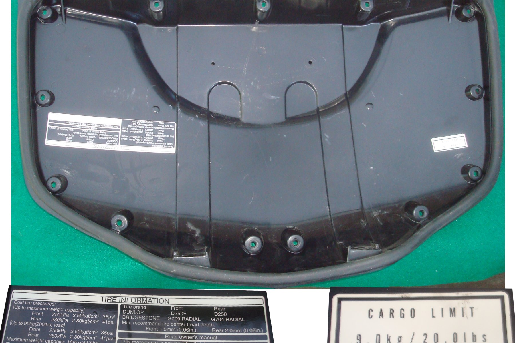 Goldwing GL1800 '01 to '17 INNER LID, TRUNK  81123-MCA-000