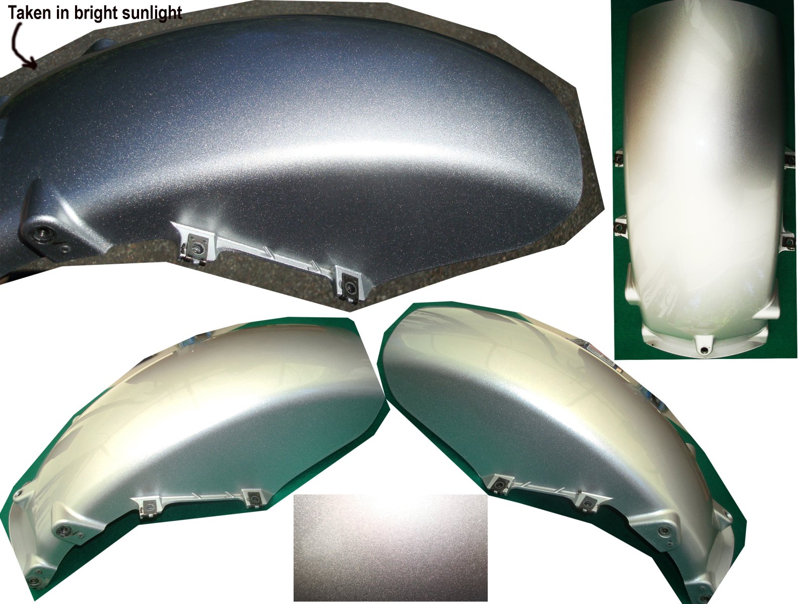 Goldwing GL1800 05 and 07 Fender B NHA27M Billet Silver 61103-MCA-000ZR