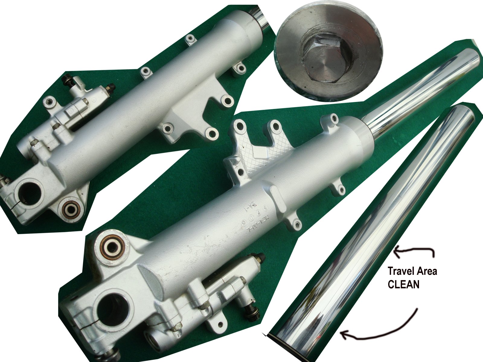 Goldwing GL1800 '01 to '10  FORK ASSY., L. FR.  Complete  51500-MCA-781
