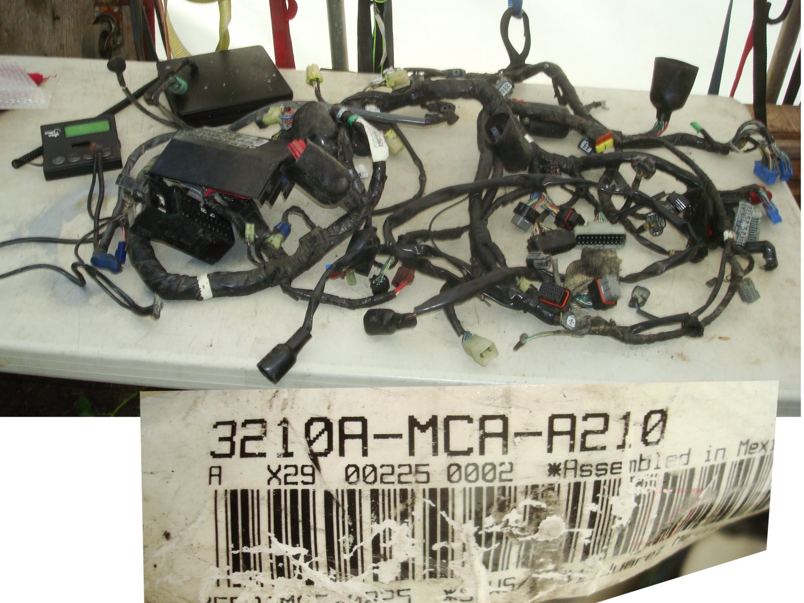 Goldwing GL1800 '04 and '05 WIRE HARNESS Labeled 3210A-MCA-A210 32100-MCA-A21