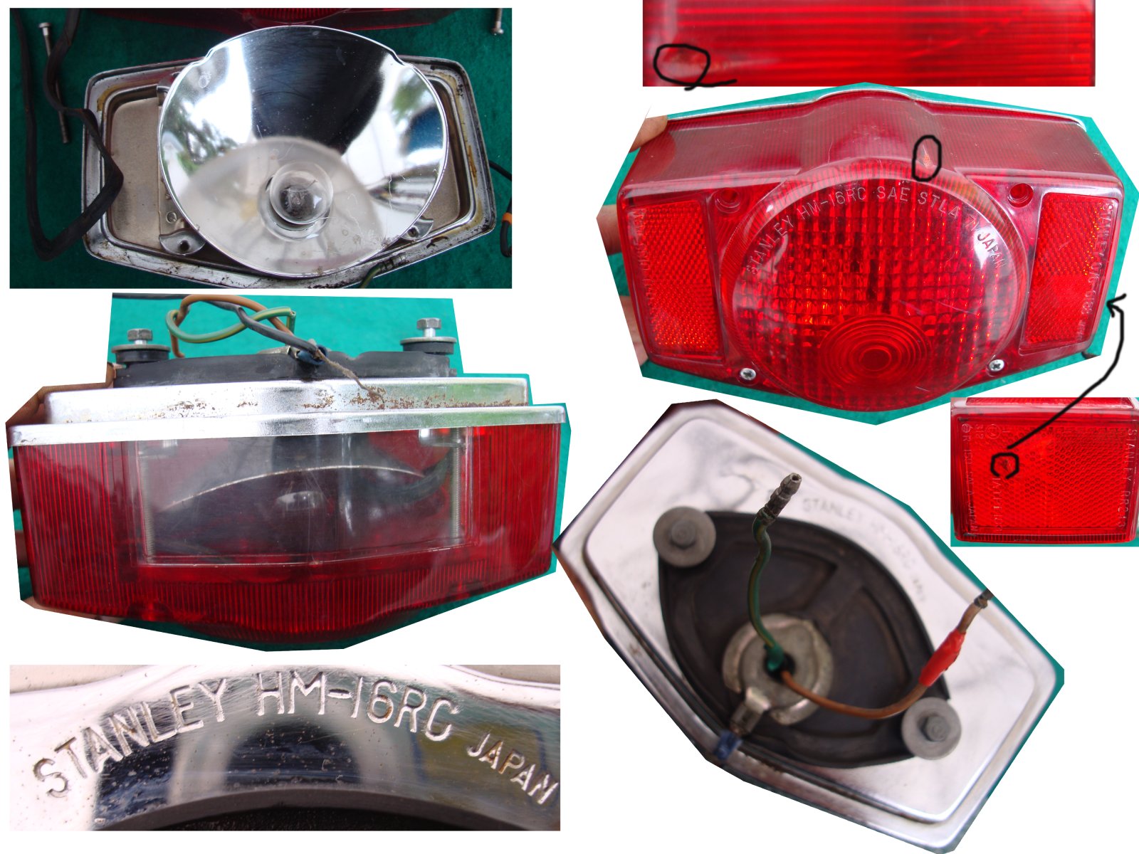 Goldwing GL1000 '75 to 79 TAILLIGHT UNIT   33701-341-910