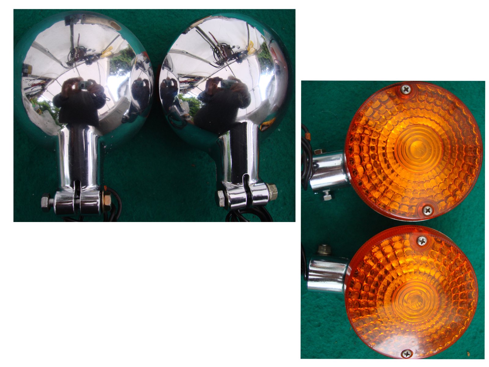 Goldwing GL1000 75 to 78 TURN SIGNAL Assy, R. L. FR or RR. SET
 33600-374-671