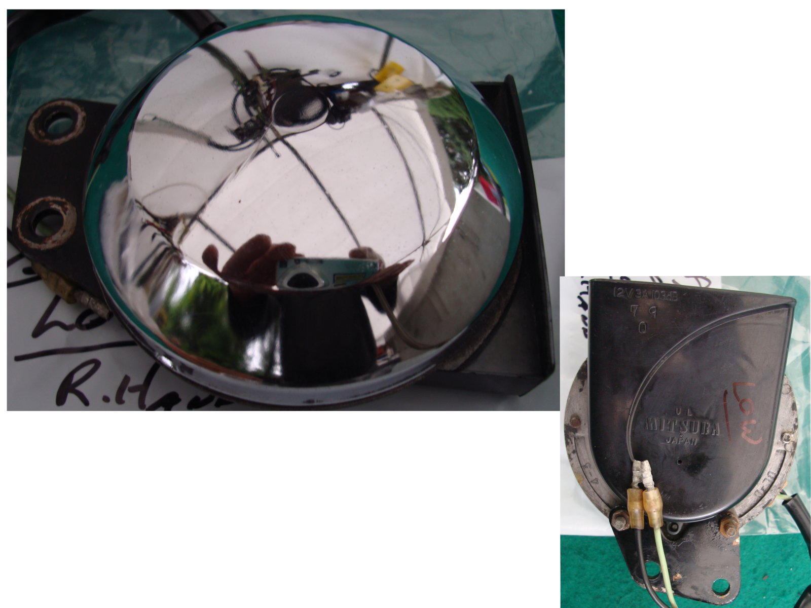 Goldwing GL1000 '75 to 79 HORN ASSY. (LOW) (MITSUBA)  38100-300-023