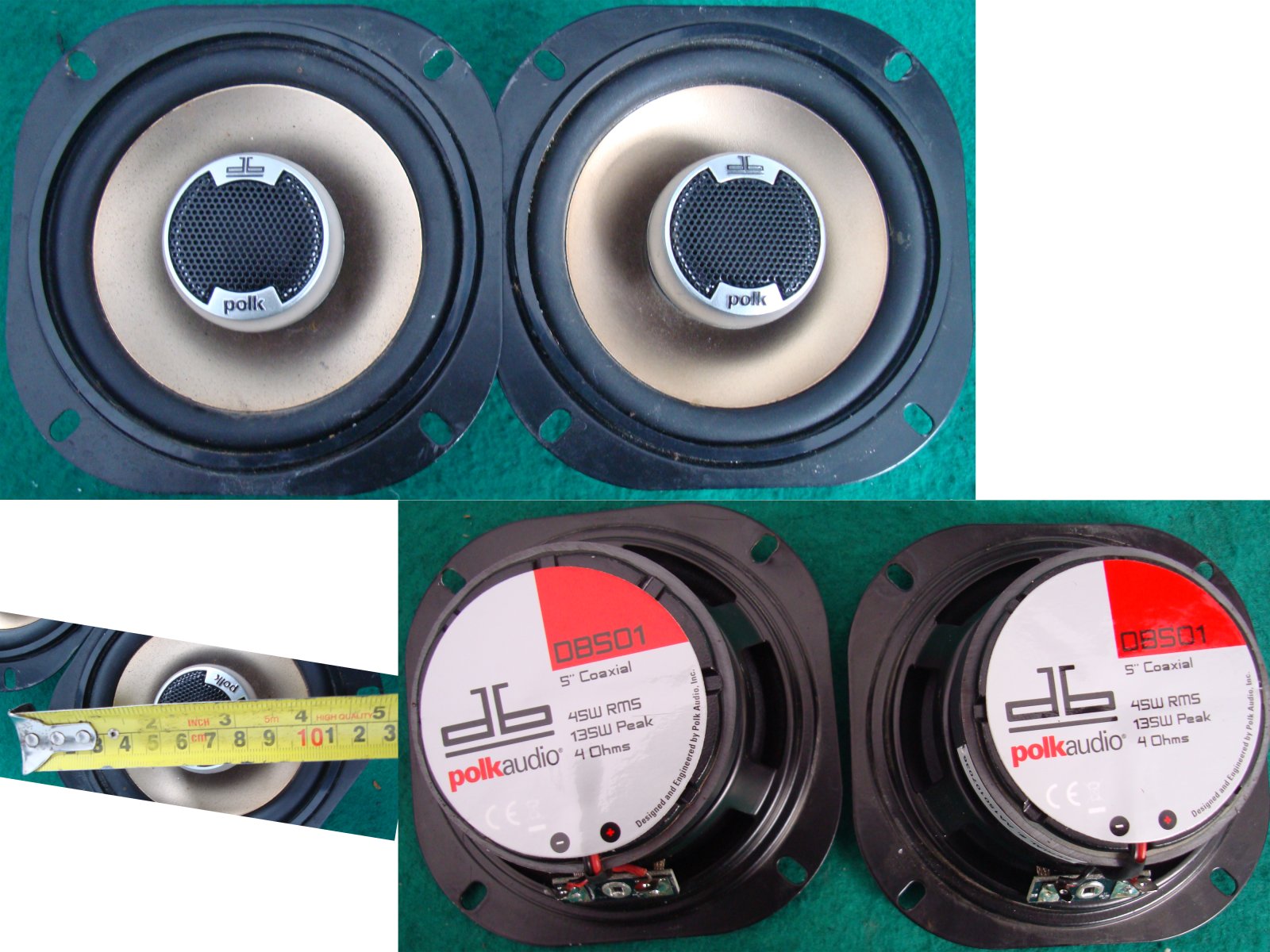 Goldwing GL1800 01 to 05 Polk DB501 5" speakers