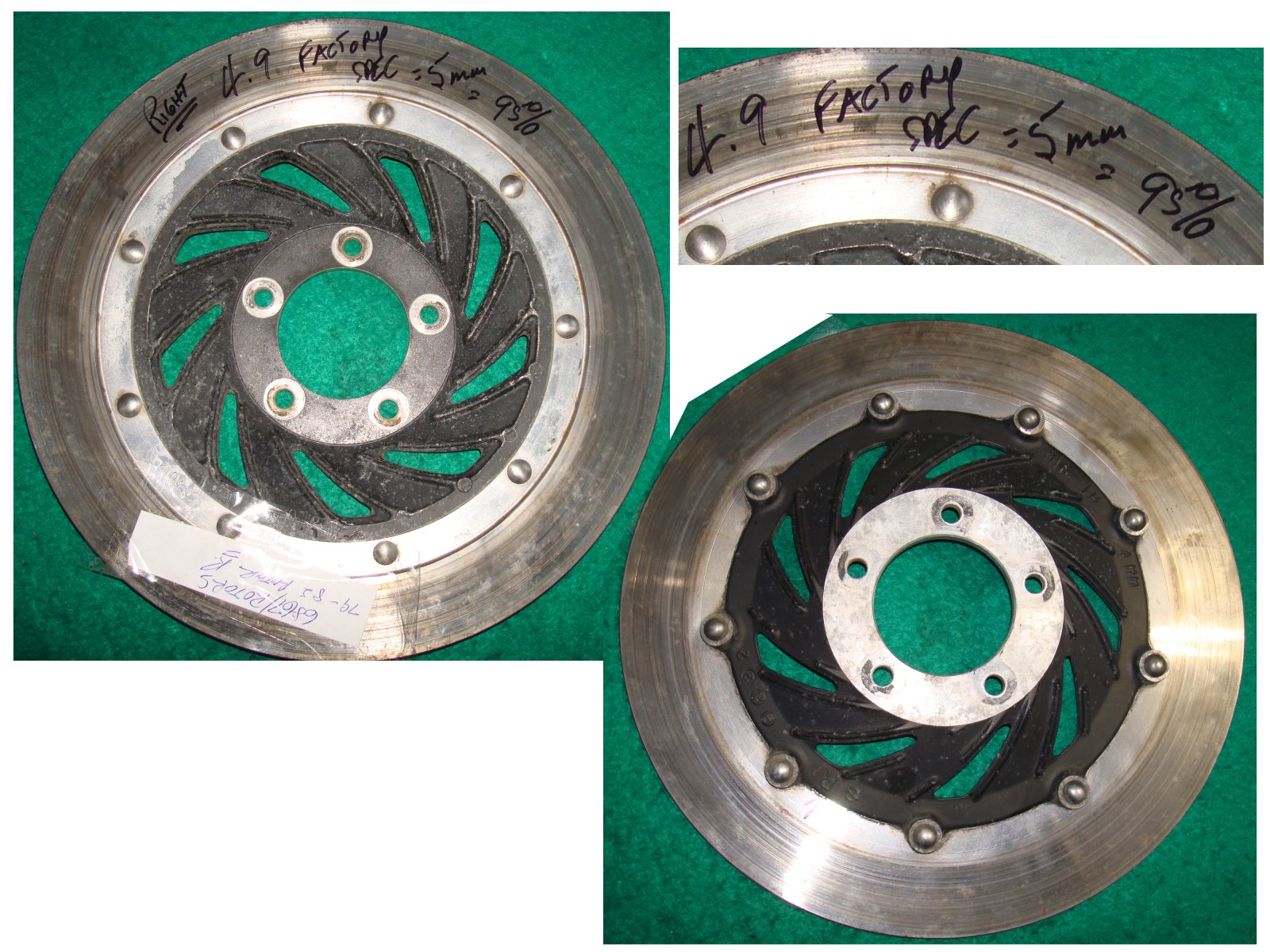 Goldwing GL1100 79 to 83 DISK, R. FR. BRAKE Standard/Interstate 45251-413-941