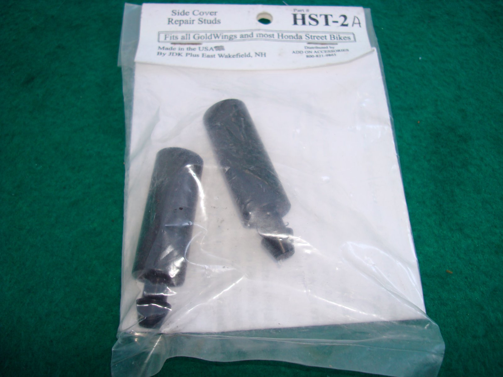 Goldwing GL1500 80 to 2000 Add-on NOS side cover repair studs HST-2
