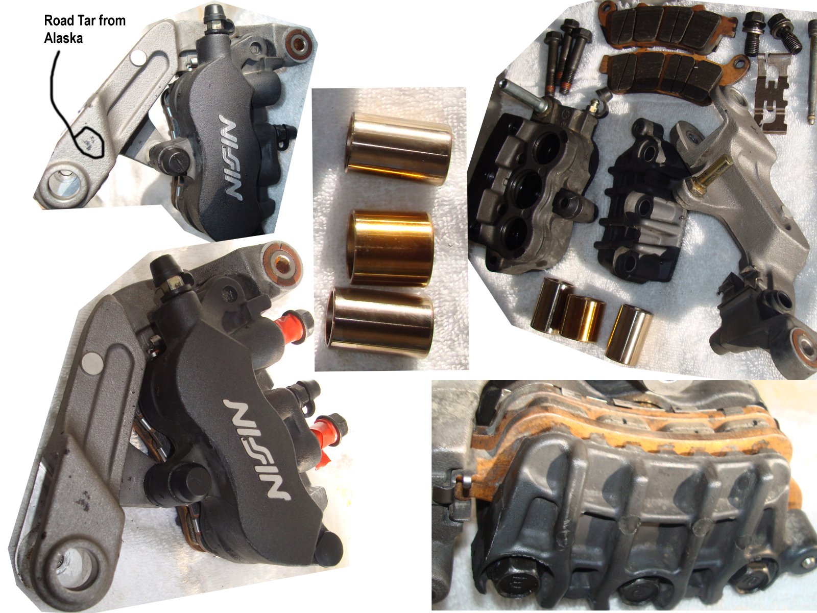Goldwing GL1800 01 to 17 CALIPER SUB-ASSY., L. FR. (NISSIN)  45150-MCA-006