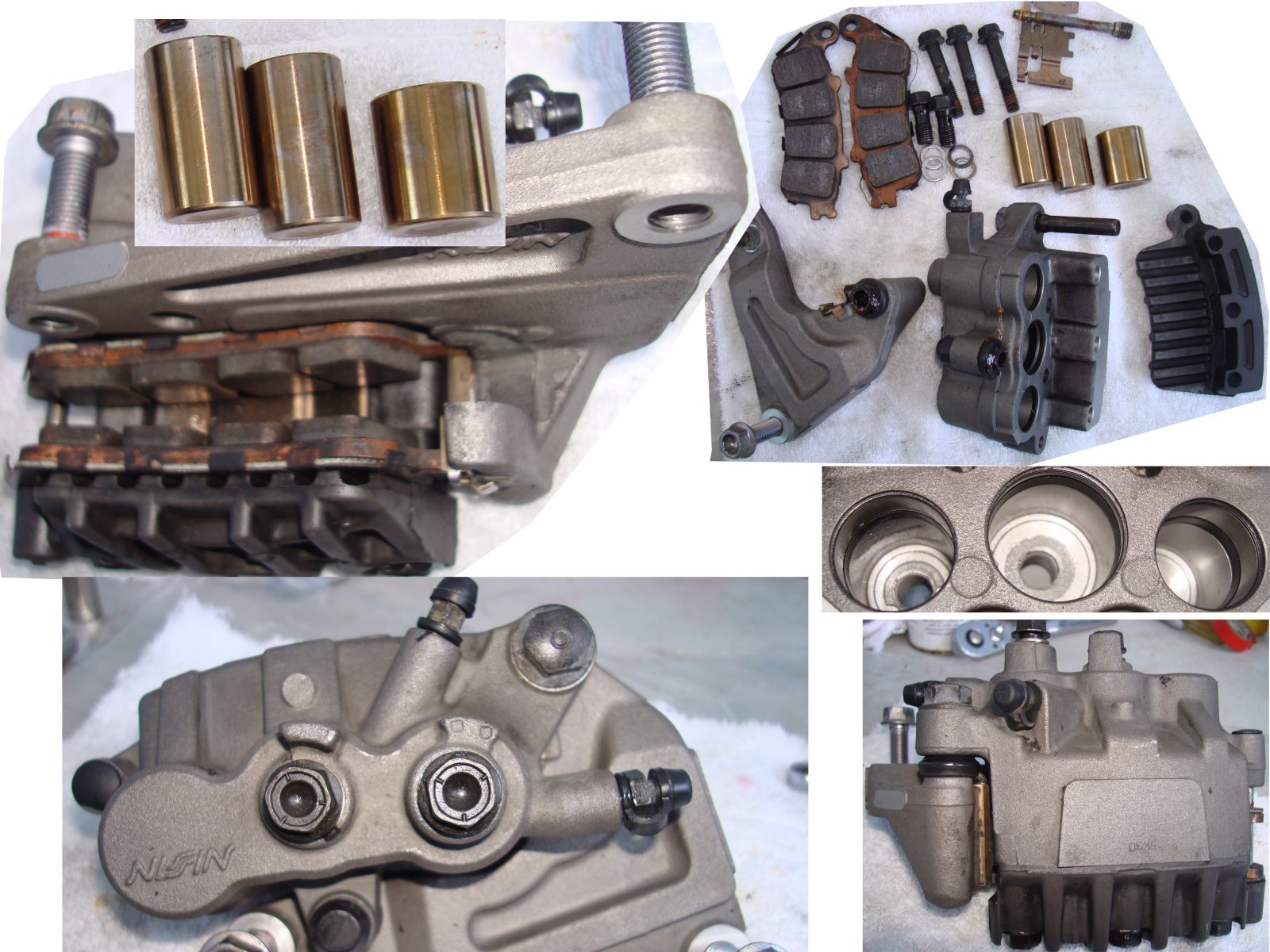 Goldwing GL1800 01 to 17 CALIPER Comp Assy., R. FR. (NISSIN)  45250-MCA-006