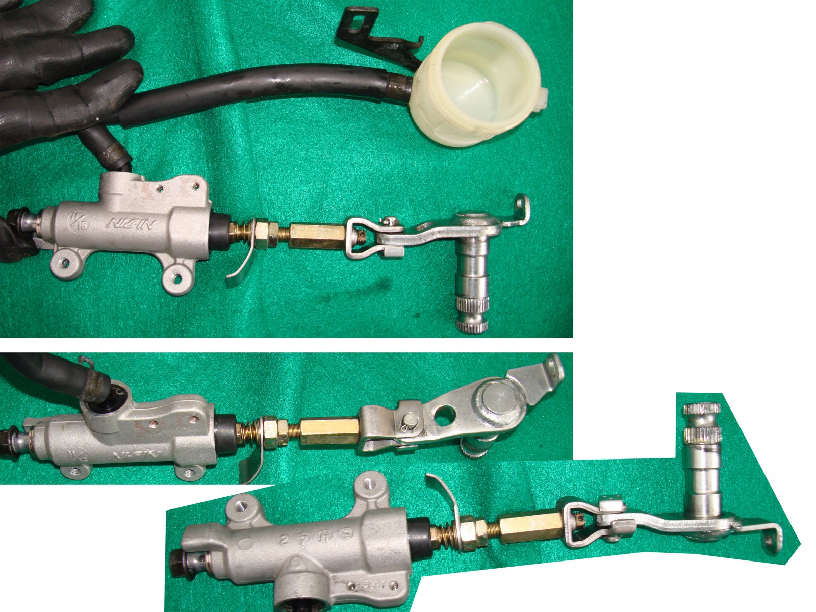 Goldwing GL1800 '01 to '10 MASTER CYLINDER SUB-ASSY., RR. 43510-MCA-016