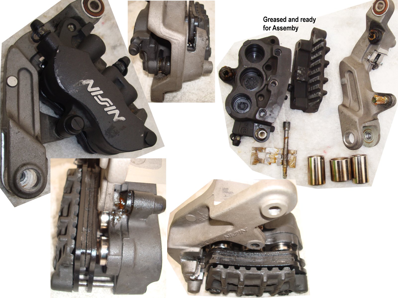 Goldwing GL1800 01 to 17 CALIPER SUB-ASSY., L. FR. (NISSIN)  45150-MCA-006