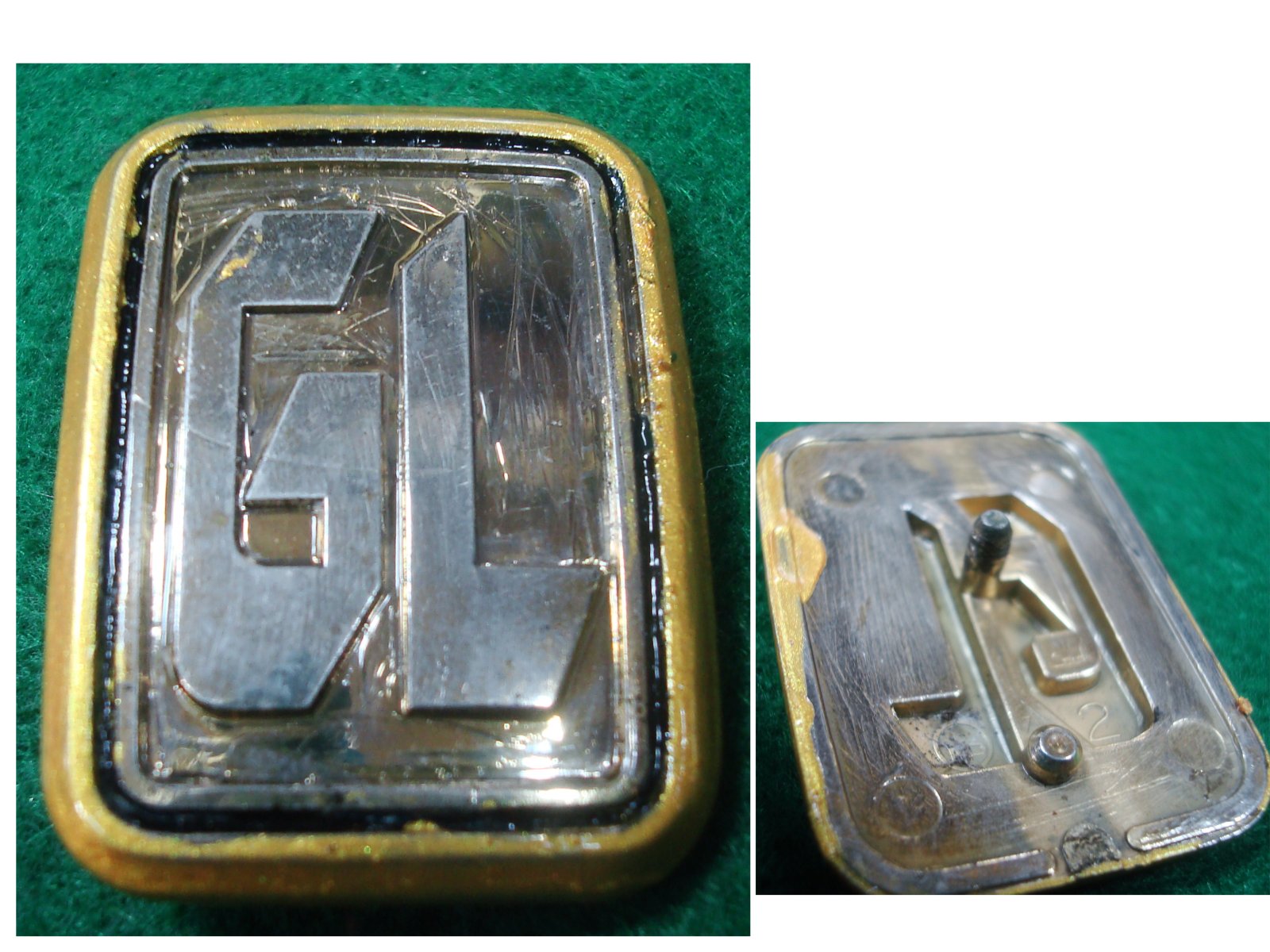 Goldwing GL1100 80 to 83 EMBLEM, FR. FENDER 87124-MB9-000 87124-MB9-000