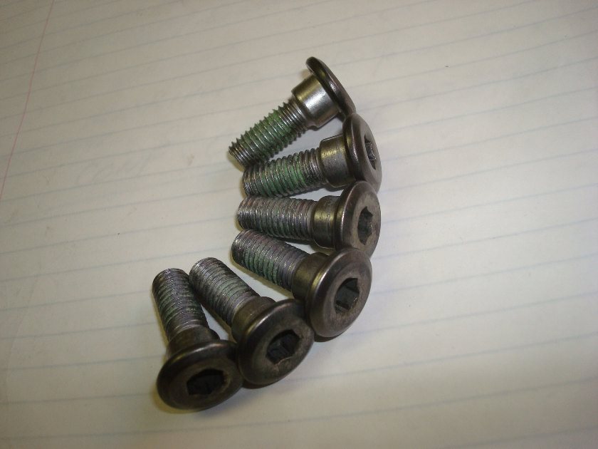 Goldwing GL1500 88-97 Rear rotor bolts: set of BOLT, FR.
