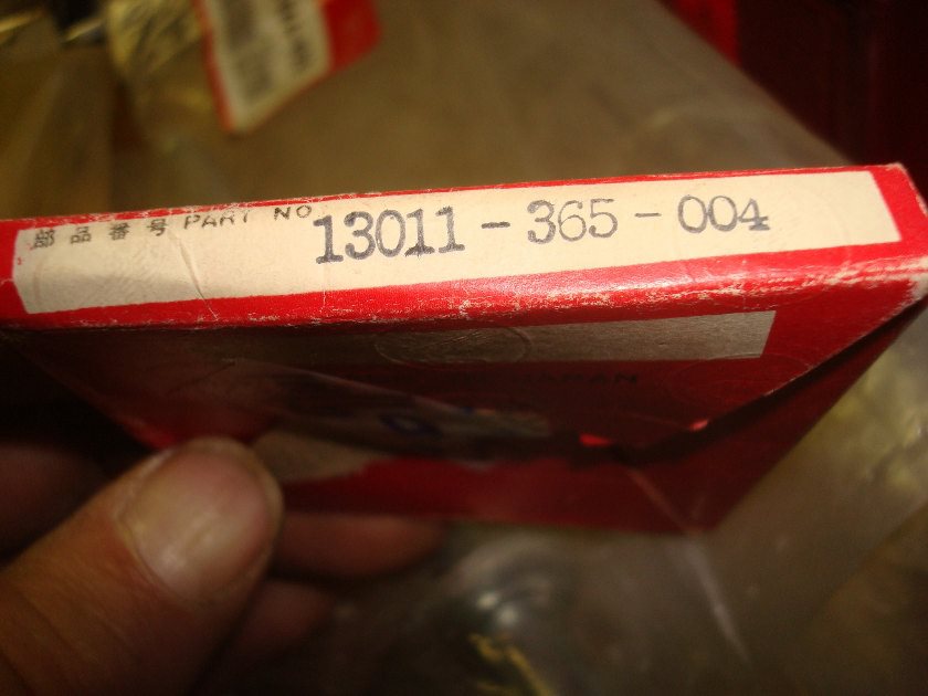 Honda Misc  NOS piston ring set RING SET (STD) 13011-365-004