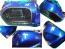 Goldwing GL1800 2001 BODY, L. SADDLEBAG PB304P APOLLO BLUE 81411-MCA-000ZB