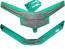 Goldwing GL1800 01 to 17 HOLDER, WINDSCREEN , PLUS 64122-MCA-000