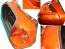 Goldwing GL1800 2003 BODY L SADDLEBAG YR236M JUPITER ORANGE 81411-MCA-000ZK