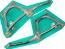 Goldwing GL1800 01 to 17 Main stand center, with collars  50500-MCA-S40