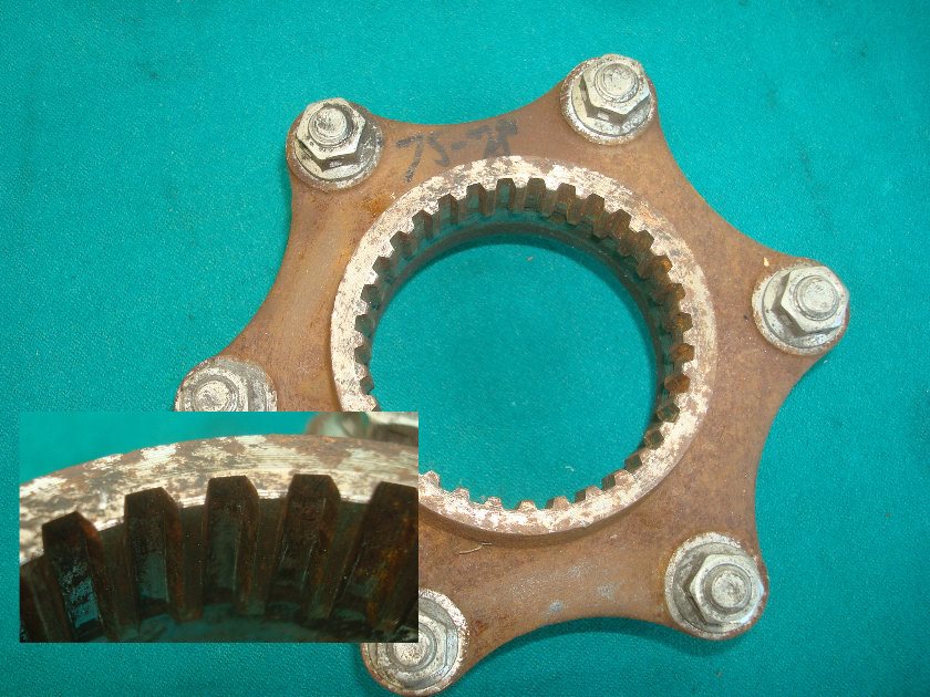 Goldwing GL1000 75 to 79 wheel FLANGE, FINAL DRIVEN 42615-371-000