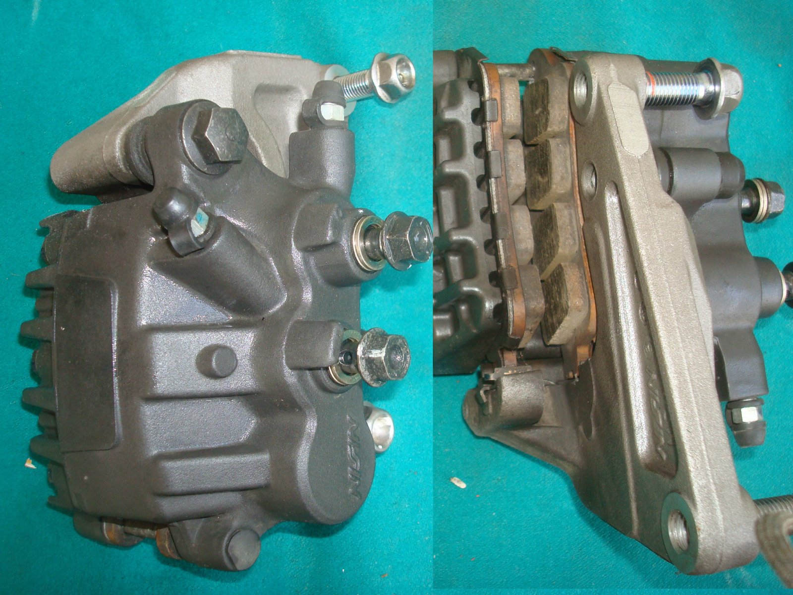 Goldwing GL1800 01 to 15 CALIPER SUB-ASSY., RR. w/Pads 43150-MCA-006