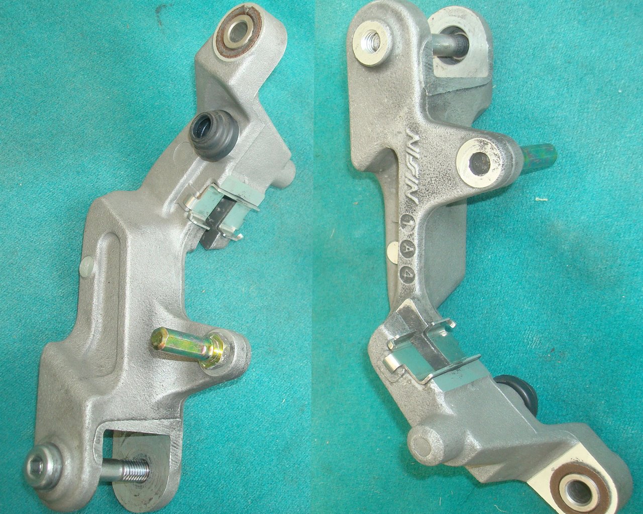 Goldwing GL1800 01 to 17 Left front caliper stay, part of 45150-MCA-006