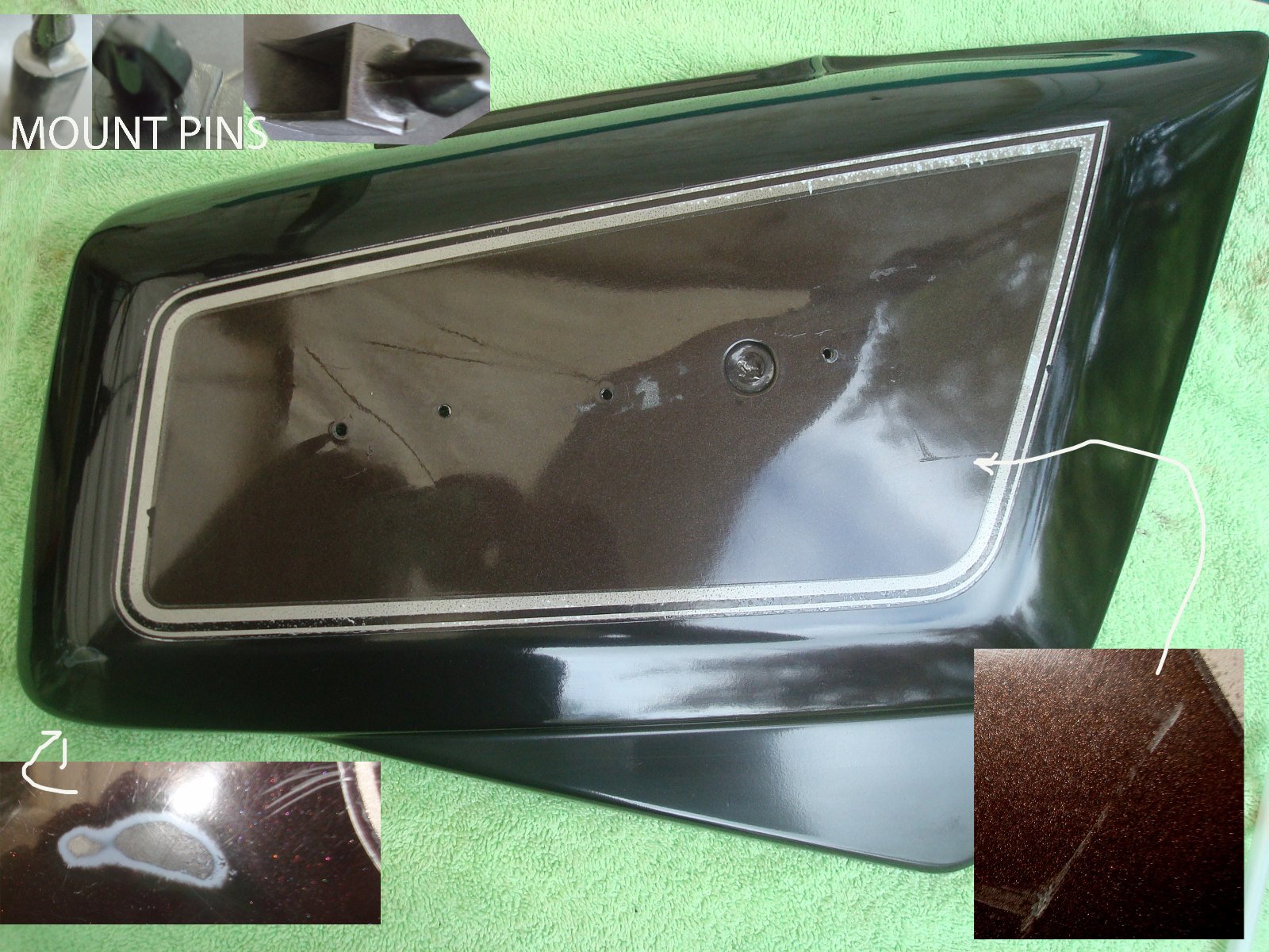Goldwing GL1200 84 to 87 Side cover RIGHT side