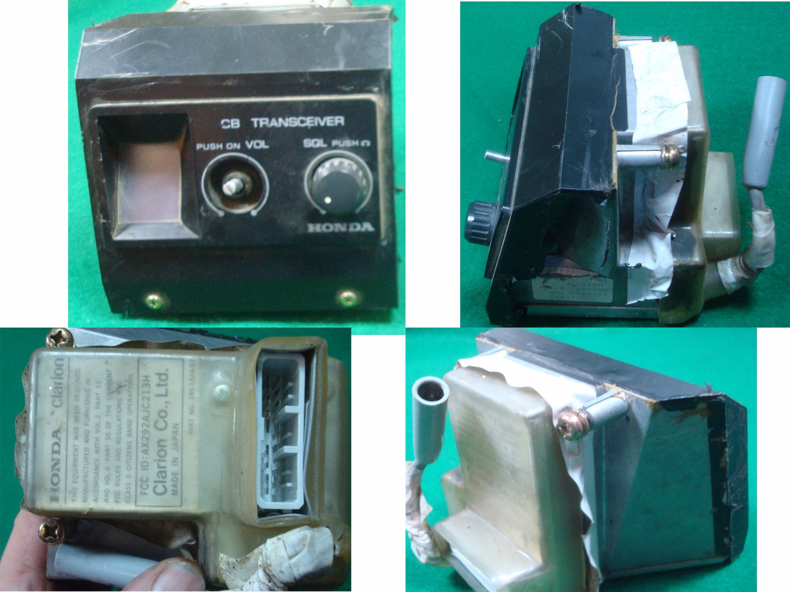 Goldwing GL1500 93 to 00 TRANSCEIVER UNIT, CB PARTS ONLY 39250-MZ3-771
