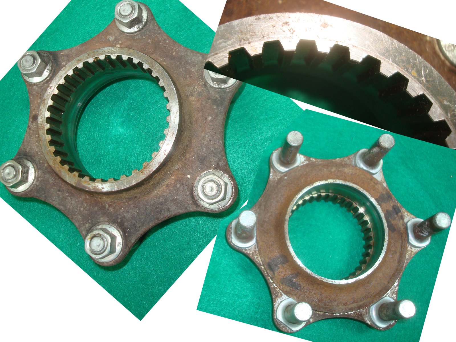 Goldwing GL1000 75 to 79 FLANGE FINAL DRIVEN 42610-371-000 42615-371-000