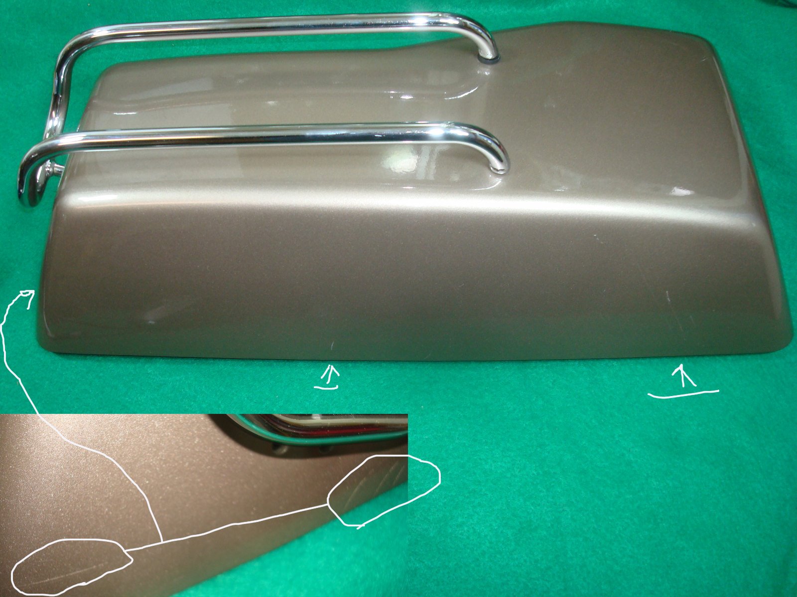 Goldwing GL1200 84 85 SADDLEBAG ASSY., L. UPPER YR125M LEFT 81450-MG9-770ZK