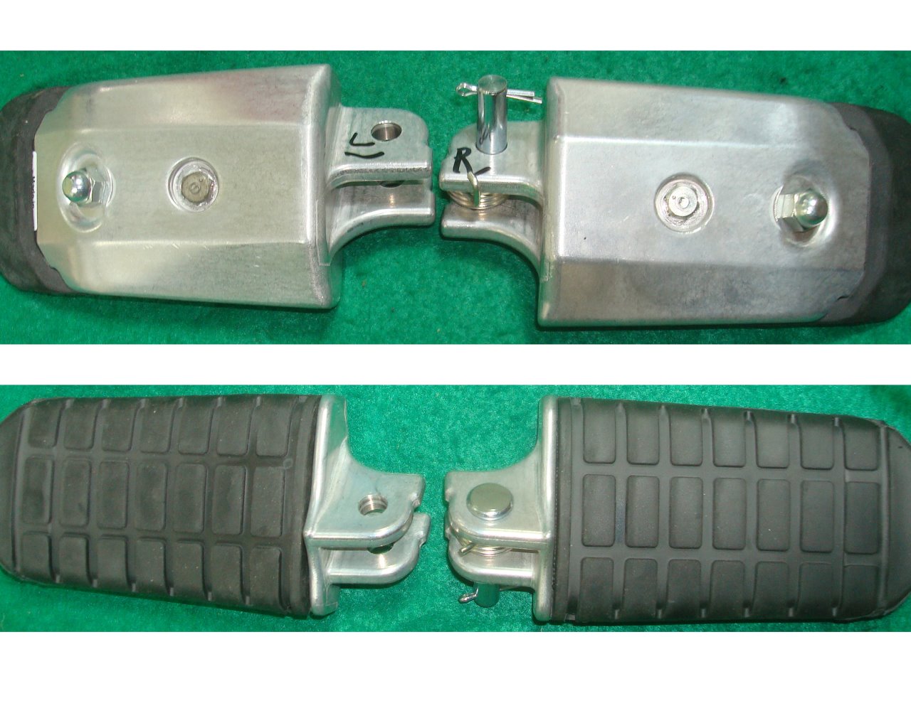 Goldwing GL1800 01 to 17 SET Footpegs, new