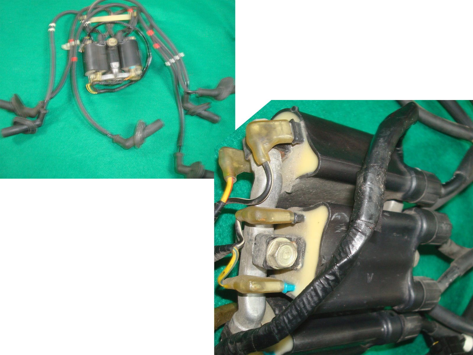 Goldwing GL1500 88 to 93 Coil set complete to plugs 30510-KT7-013