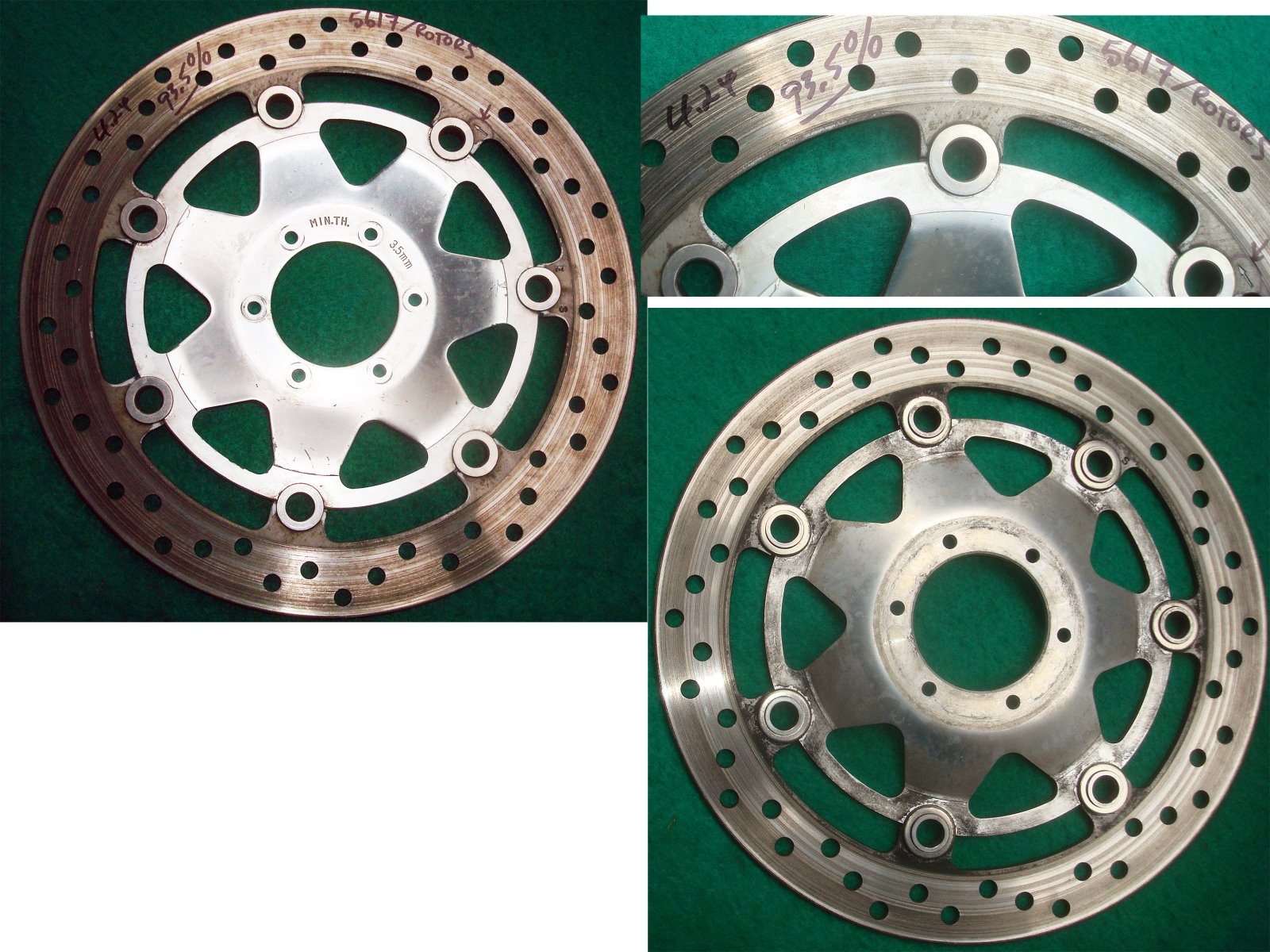 Goldwing GL1800 01 to 17 Front brake disk LEFT #3 45220-MCA-003