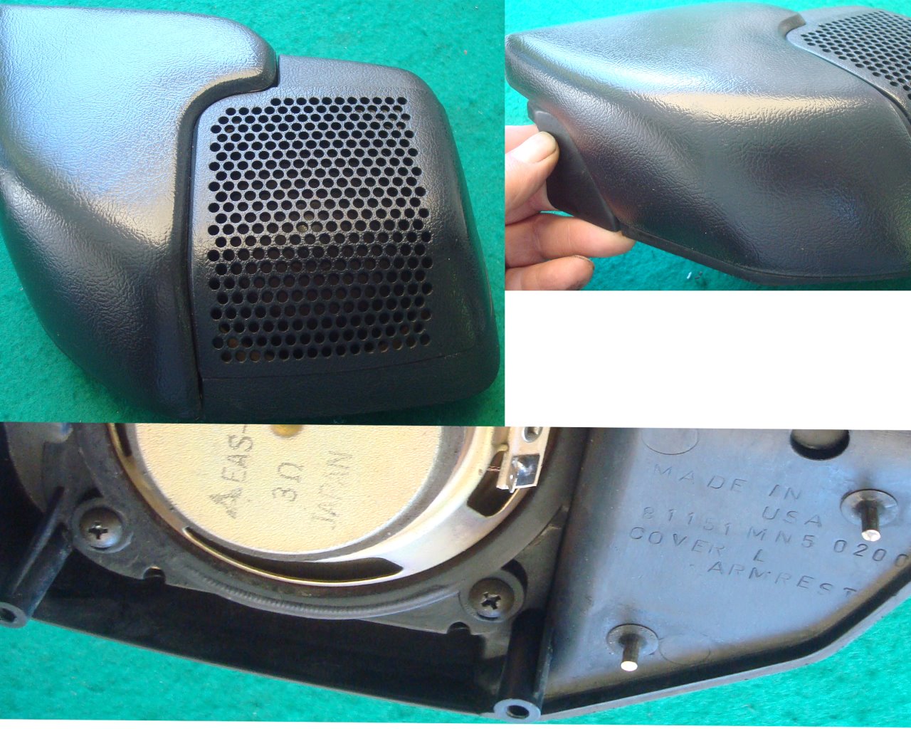 Goldwing GL1500 88 to 00 Left Cover Armrest 81151-MN5020 2