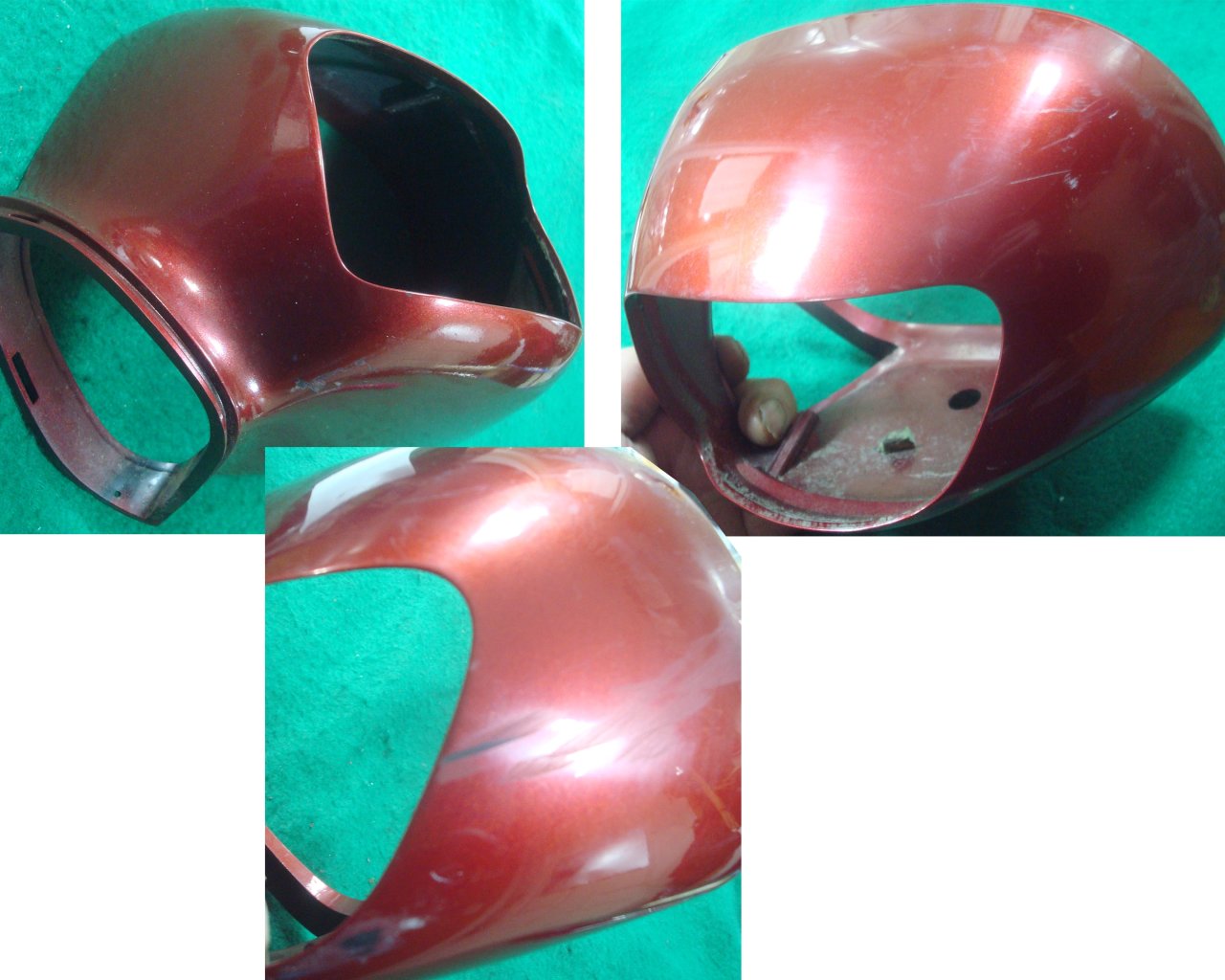 Goldwing GL1800 01 to 10 Mirror housing, left (re-painter) 88120-MCA-003
