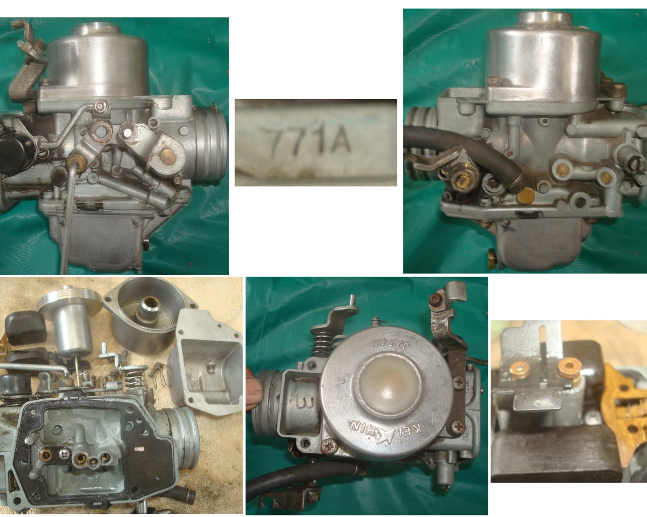 Goldwing GL1000 78 to 79 Carburetor Assy 2 R Complete 771A #3 16104-431-004
