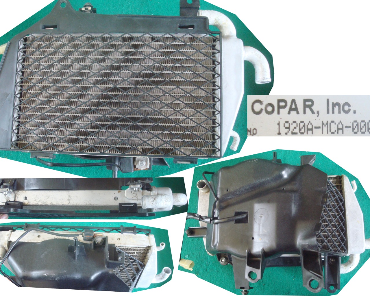 Goldwing GL1800 01 to 05 RIGHT Radiator assembly complete 19010-MCA-003