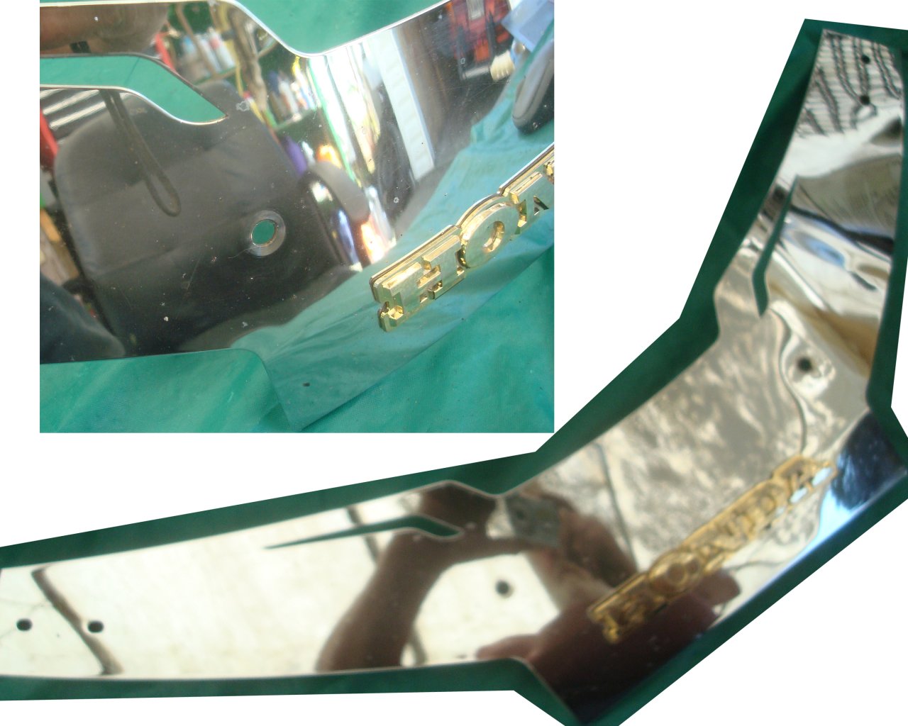 Goldwing GL1100 80 - 83 Fairing windshield Chrome garnish 35230-MB9-007