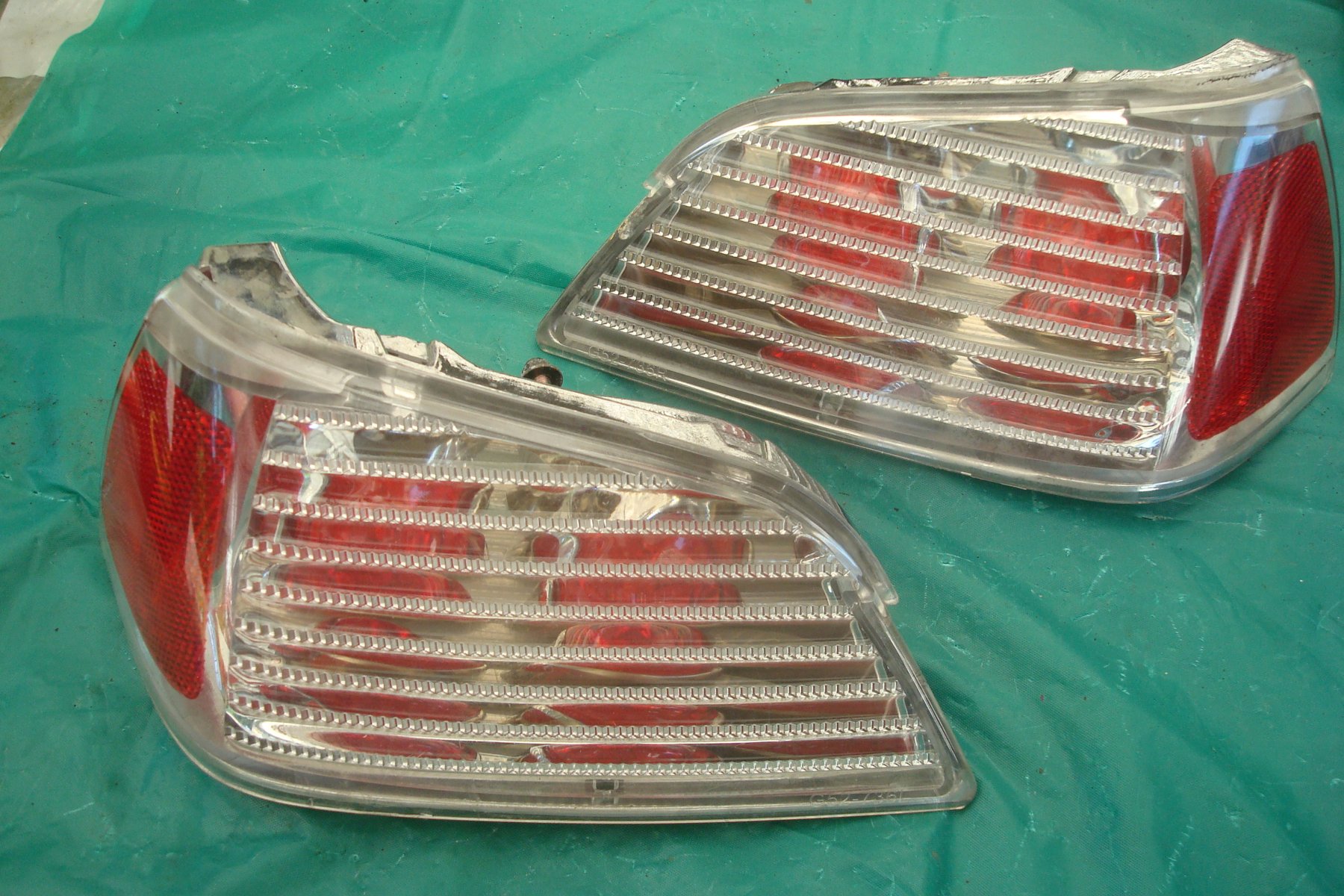 Goldwing GL1800 01 to 10 Trunk Light set, Chrome, LED g52-736