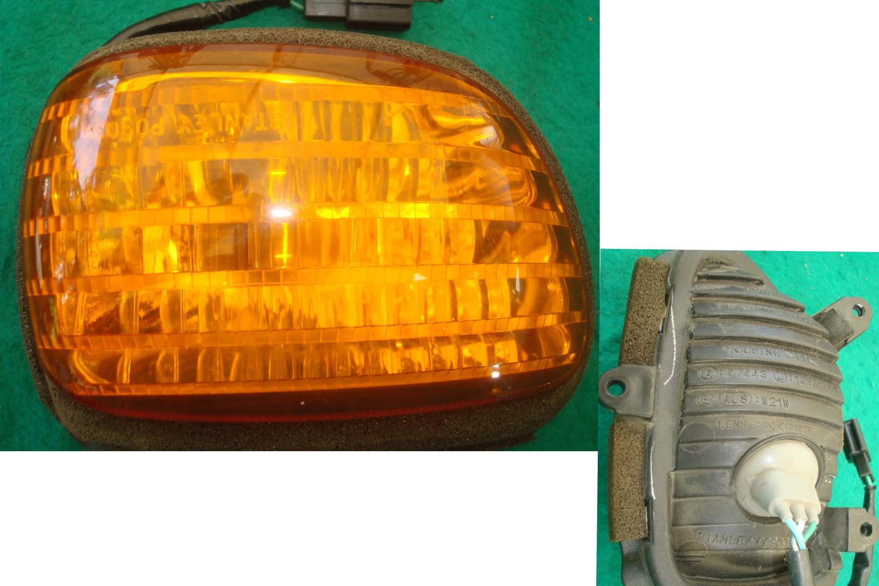 Goldwing GL1800 01 to 10 LENS, R.HONDA OEM TURN SIGNAL  33410-MCA-305