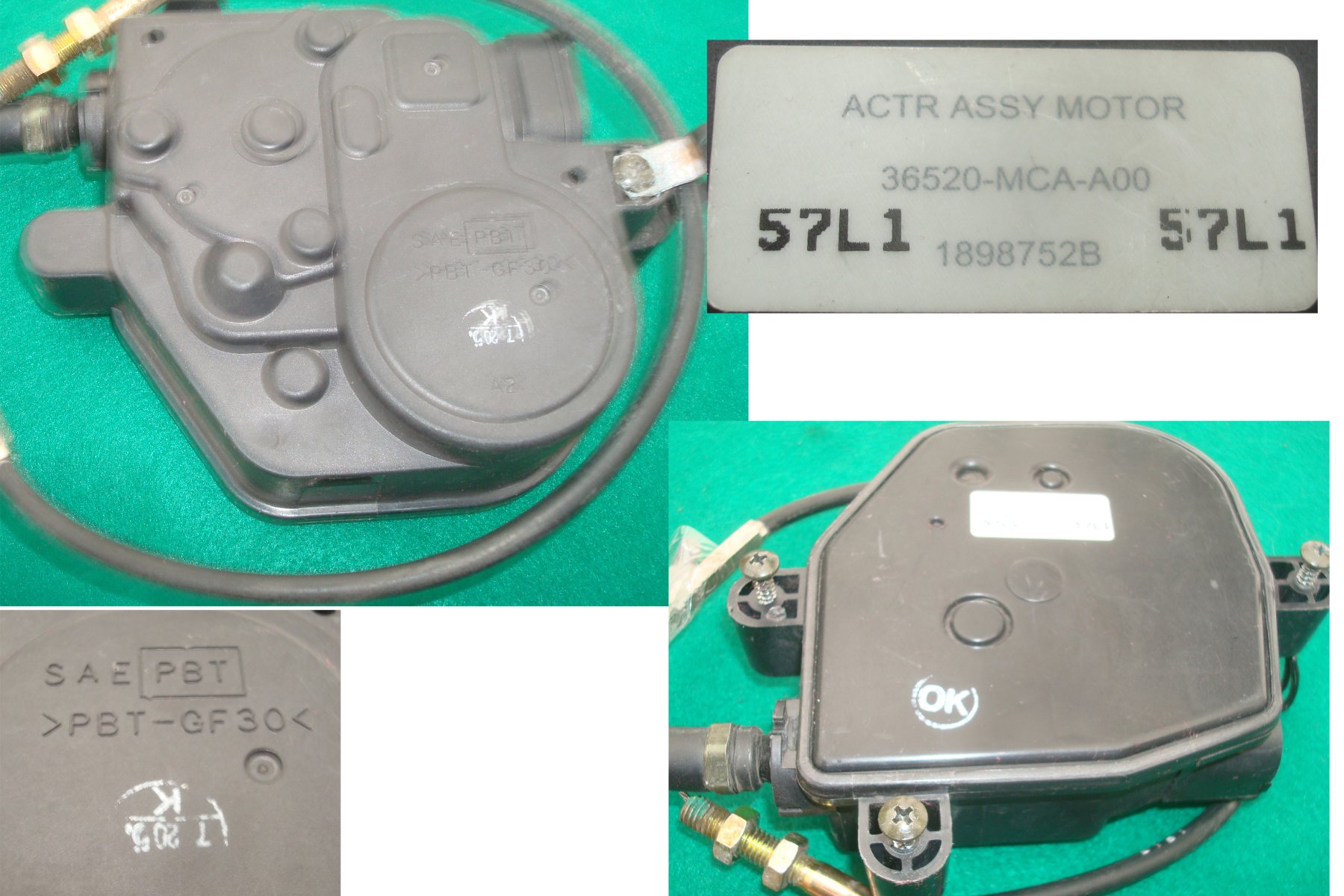 Goldwing GL1800 '03 to '10 ACTUATOR ASSY.  (Cruise) 36520-MCA-A01