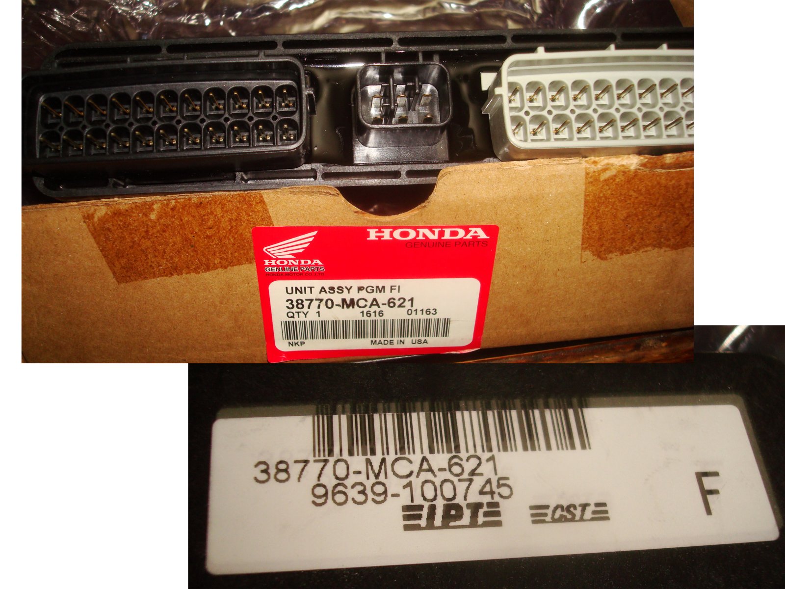 Goldwing GL1800 01 to 05 HONDA OEM PGMFI UNIT 38770-MCA-621
